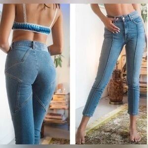 NWT Revice Venus Star Bum Skinny Blue Jeans Size 29